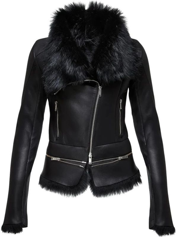 V S P Winterjas 'Josette'  zwart