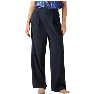 MOS Mosh, Dames, Broeken, Blauw, Maat: XS Poliester,