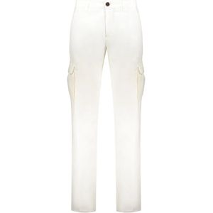 Moorer, Heren, Broeken, Wit, Maat: M Katoen,