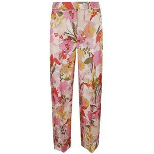 Max Mara, Dames, Broeken, Veelkleurig, Maat: 2XS Zijde,
