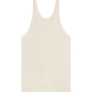 Helmut Lang, Dames, Tops, Beige, Maat: M Katoen,