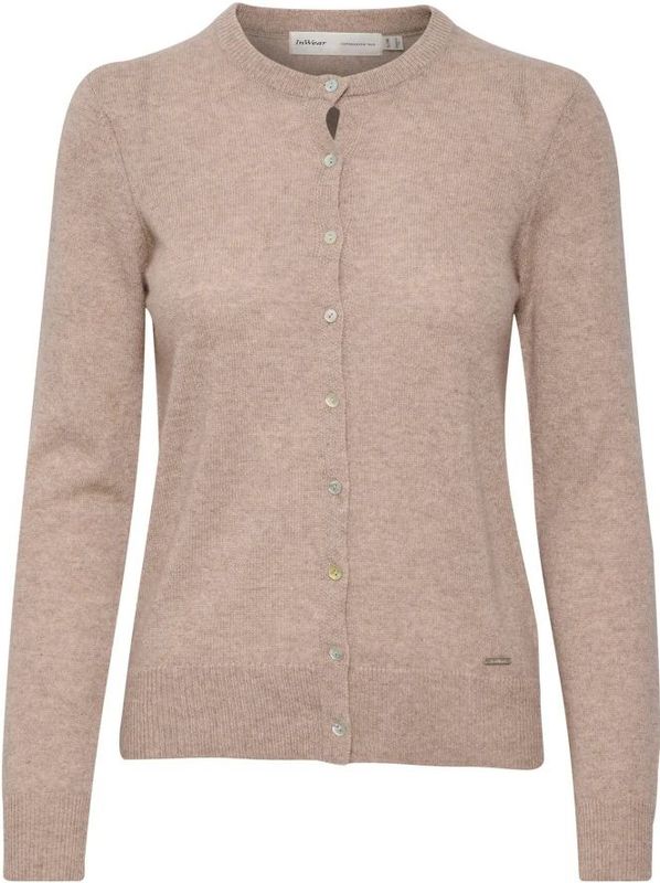 InWear - Cardigan - Bruin - Kasjmier - Dames