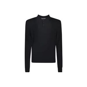 Lanvin Zwarte Sweaters voor Heren , Black , Heren , Maat: XL