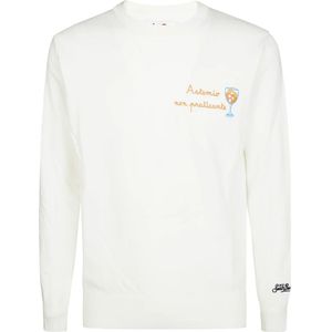 MC2 Saint Barth, Heren, Truien, Wit, Maat: L