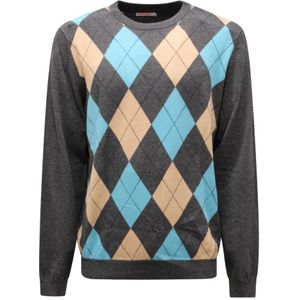 Sun68, Heren, Truien, Veelkleurig, Maat: L Katoen,