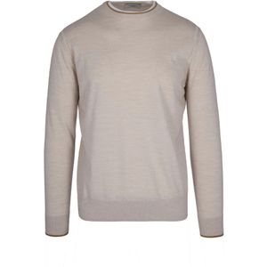 Paolo Pecora, Heren, Truien, Grijs, Maat: L Wol,