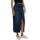 Desigual - Fal_Twisted 25Wwfd 03 - Lange Denim Rok - Blauw - Katoen