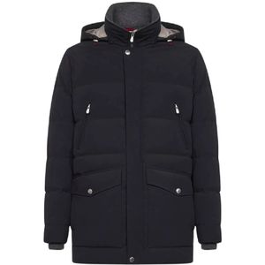 Brunello Cucinelli, Heren, Jassen, Zwart, Maat: XL