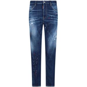 Dsquared2, Heren, Jeans, Blauw, Maat: L