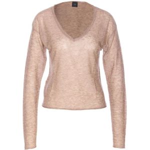Pinko, Dames, Truien, Beige, Maat: XS