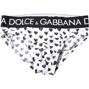 Dolce & Gabbana, Heren, Ondergoed, Wit, Maat: S Katoen,