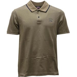 Paul & Shark, Heren, Tops, Groen, Maat: S Katoen,