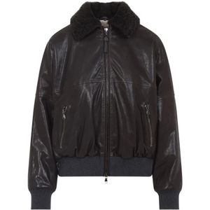 Brunello Cucinelli, Dames, Jassen, Zwart, Maat: XS