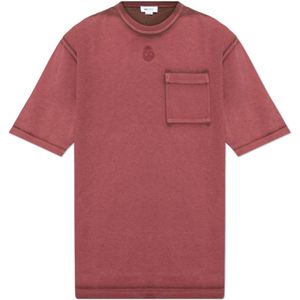 Alexander McQueen, Heren, Tops, Rood, Maat: M Katoen,