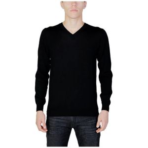 Liu Jo, Heren, Truien, Zwart, Maat: 2XL Wol,