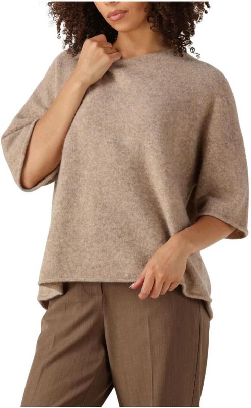 Second Female - Selana Knit O-Neck - Gebreide Trui - Beige