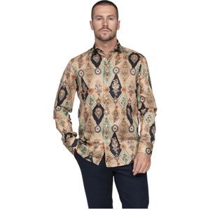 Etro, Heren, Overhemden, Veelkleurig, Maat: 2XL Katoen,