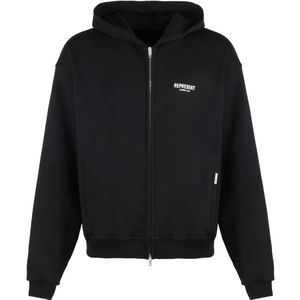 Represent, Heren, Sweatshirts & Hoodies, Zwart, Maat: XS