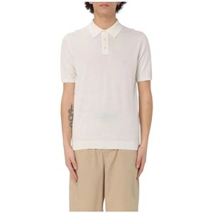 Roberto Collina, Heren, Tops, Beige, Maat: XL Katoen,