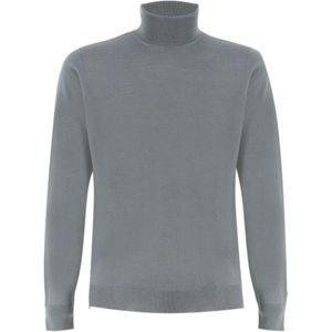 Drumohr, Heren, Truien, Grijs, Maat: 3XL Kasjmier,