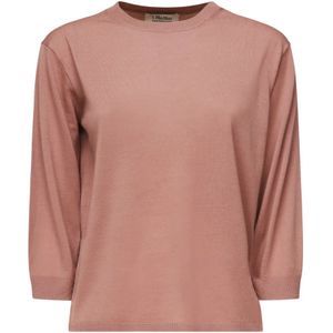 Max Mara, Dames, Truien, Roze, Maat: L