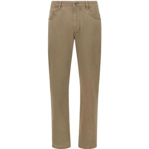 Boggi Milano, Heren, Broeken, Beige, Maat: W31 Katoen,