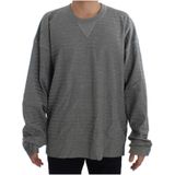 Dolce & Gabbana, Heren, Truien, Grijs, Maat: M Zijde,