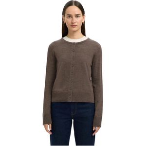 Selected Femme, Dames, Truien, Bruin, Maat: L Wol,