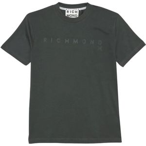 John Richmond, Heren, Tops, Groen, Maat: L Katoen,