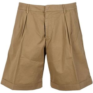Dondup, Heren, Korte broeken, Bruin, Maat: W36 Katoen,