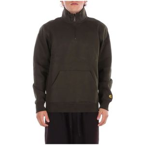 Carhartt Wip, Heren, Sweatshirts & Hoodies, Groen, Maat: M Katoen,