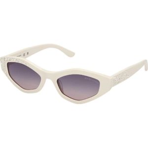 Guess by Marciano - GM00017 21B - Zonnebril - Wit - Acetaat - Geometrisch