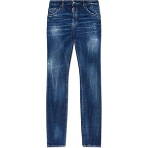 Dsquared2, Heren, Jeans, Blauw, Maat: M Katoen,