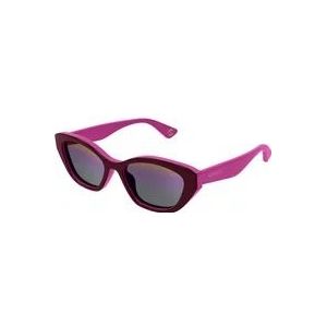 Gucci Trendy dubbellagige zonnebril Gg1638S , Purple , unisex , Maat: 54 MM