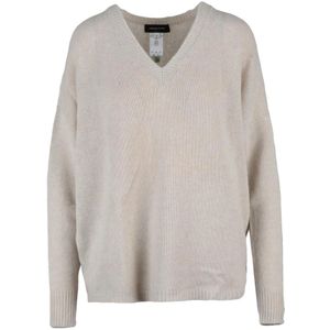 Fabiana Filippi, Dames, Truien, Beige, Maat: S Kasjmier,