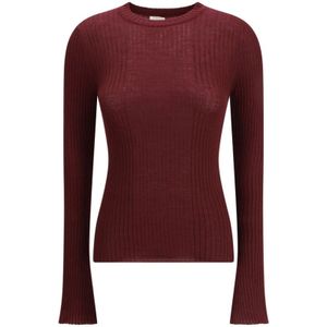 Cruna, Dames, Truien, Rood, Maat: S Wol,