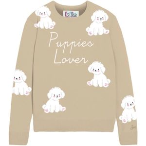 MC2 Saint Barth, Dames, Truien, Beige, Maat: XS