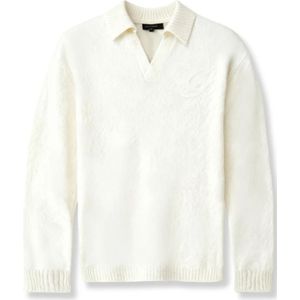 Represent, Heren, Truien, Wit, Maat: M Wol,