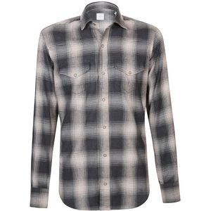 Eleventy, Heren, Overhemden, Veelkleurig, Maat: 2XL Katoen,