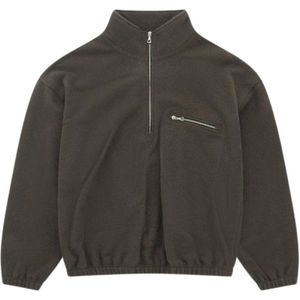 Rier, Heren, Sweatshirts & Hoodies, Bruin, Maat: L Fleece,