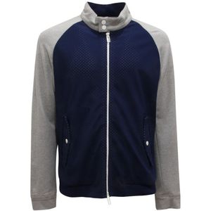 Paolo Pecora, Heren, Jassen, Blauw, Maat: 2XL Jersey,