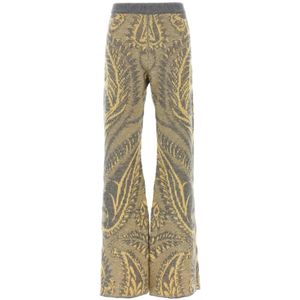 Etro, Dames, Broeken, Veelkleurig, Maat: 2XS Wol,