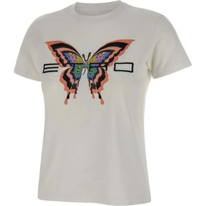 Etro, Dames, Tops, Wit, Maat: L Katoen,