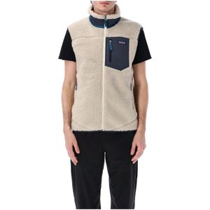 Patagonia, Heren, Jassen, Beige, Maat: XL Fleece,