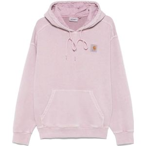 Carhartt Wip, Heren, Sweatshirts & Hoodies, Roze, Maat: S
