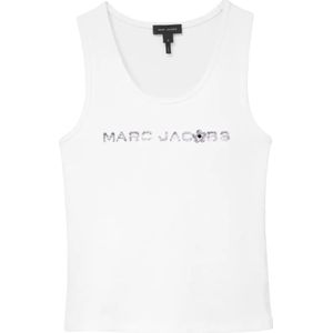 Marc Jacobs, Dames, Tops, Wit, Maat: L Katoen,