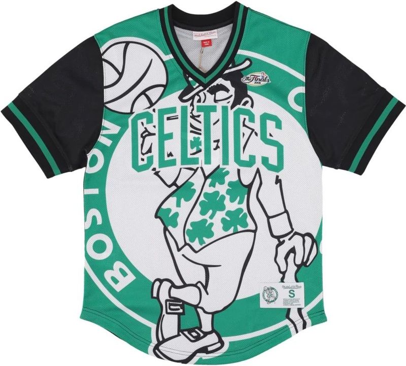 Mitchell & Ness - Jumbotron 3.0 - Gebreid V-hals Shirt - Boston Celtics