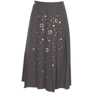 5Progress, Dames, Rokken, Grijs, Maat: S Viscose,