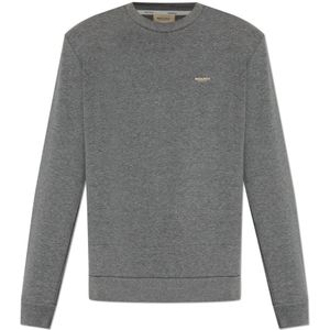 Woolrich, Heren, Sweatshirts & Hoodies, Grijs, Maat: S Katoen,