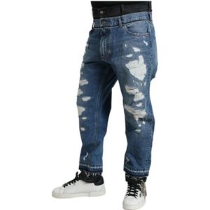 Dolce & Gabbana, Heren, Jeans, Blauw, Maat: XL Denim,
